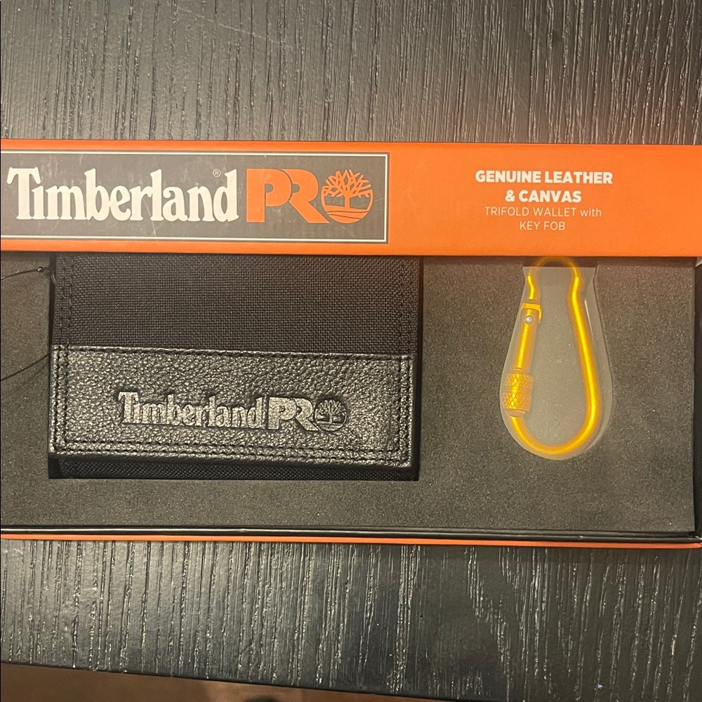 Timberland PRO Black and Gold Key Holder Wallet